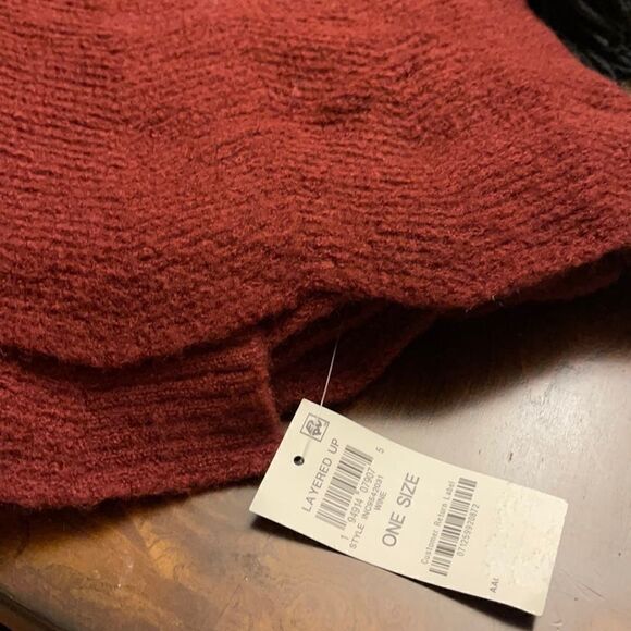 NWT INC International Concepts Chevron Knit Muffler Scarf - Picture 2 of 3